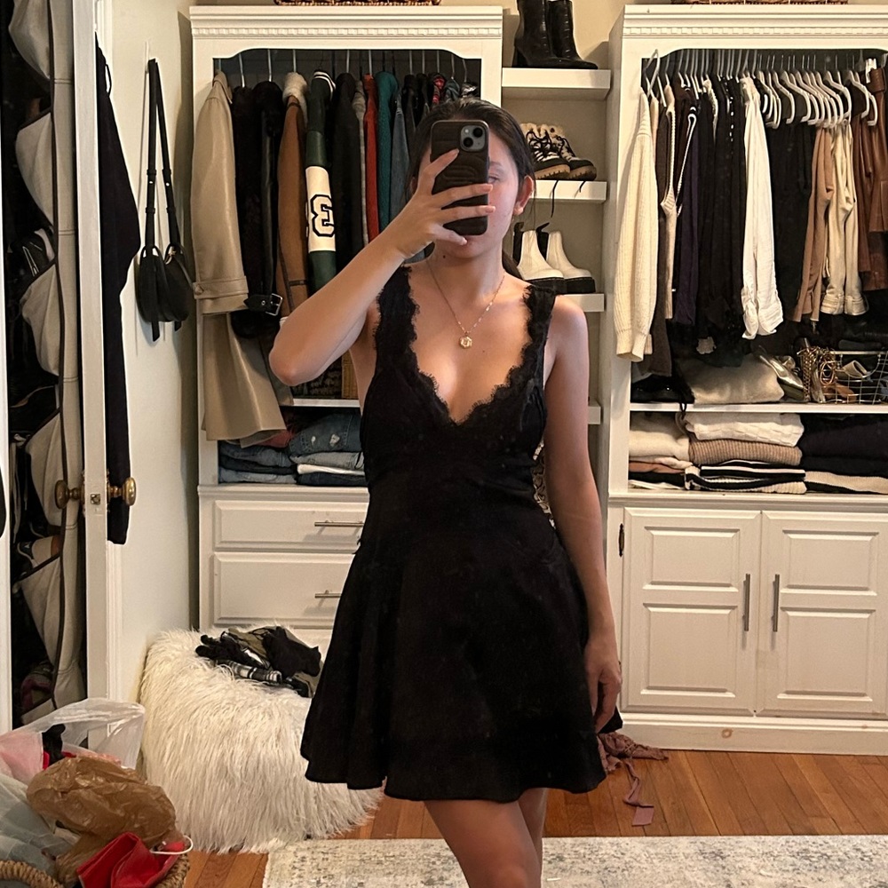 Urban outfitters black mini dress